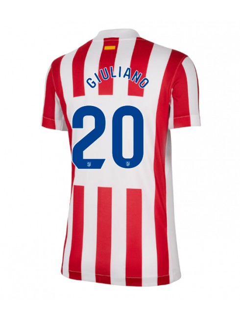 Atletico Madrid Giuliano Simeone #20 Replika Hemmakläder Dam 2025-26 Kortärmad Atletico Madrid Giuliano Simeone #20 Replika Hemmakläder Dam 2025-26 Kortärmad